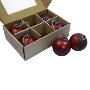 Christmas Balls Lux - 6 - Pack - by Benson - Swedish Design